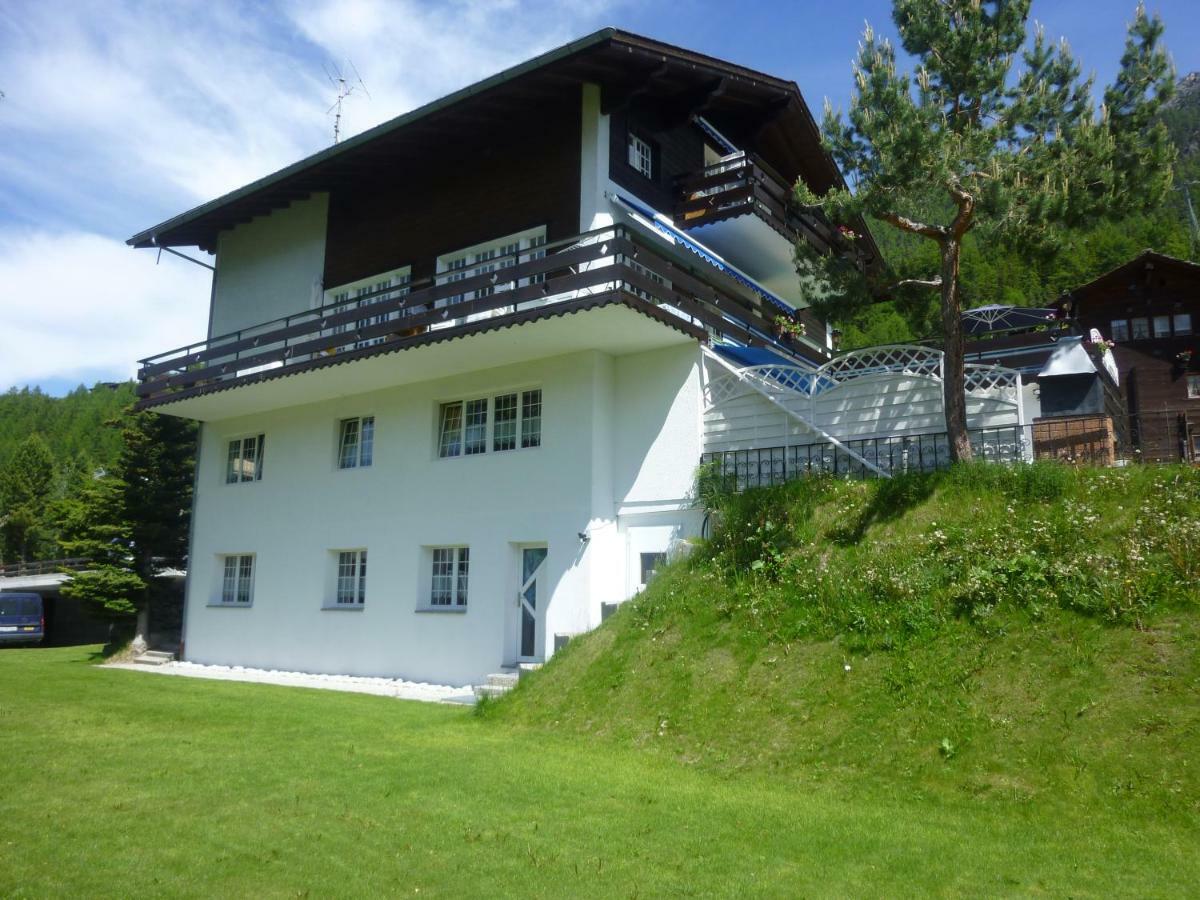 Ferienwohnung Edelweiss Grächen Exteriér fotografie