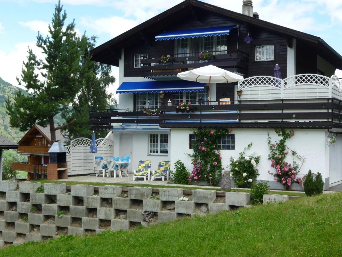 Ferienwohnung Edelweiss Grächen Exteriér fotografie